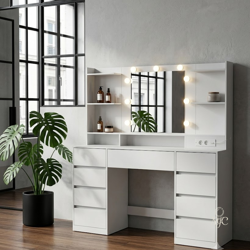 Coiffeuses avec Miroir LED